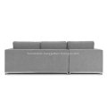 Soma Dawn Gray Left Sectional Sofa Bed